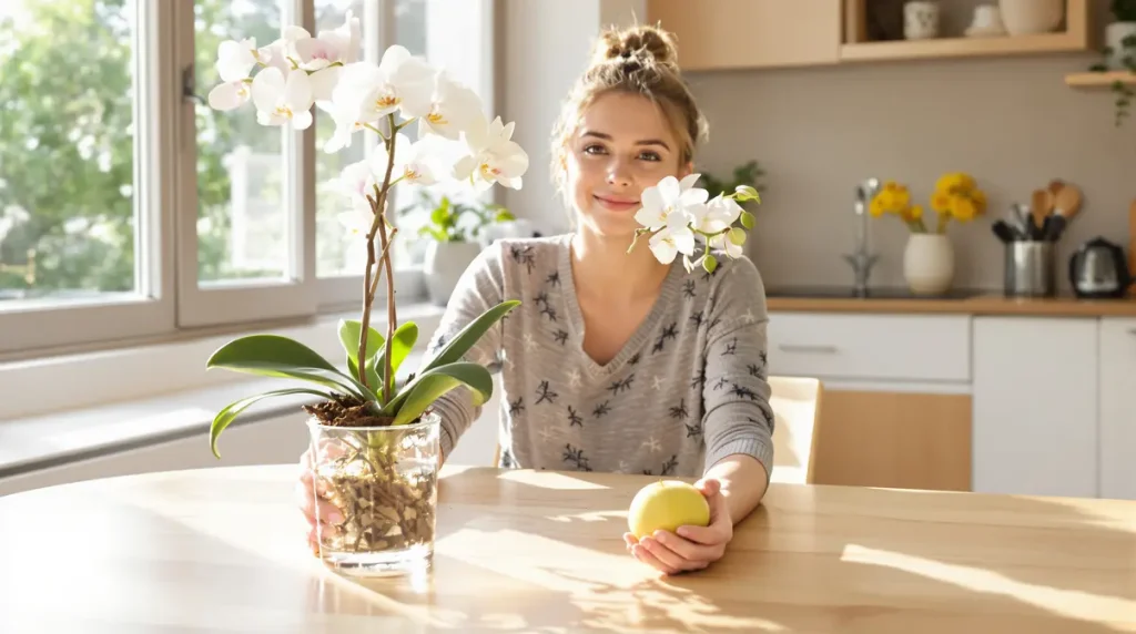 Orchidée : faites-la fleurir immédiatement avec une pomme de terre